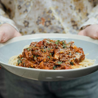 Rigatoni con ragú de carne - Wine.com.mx