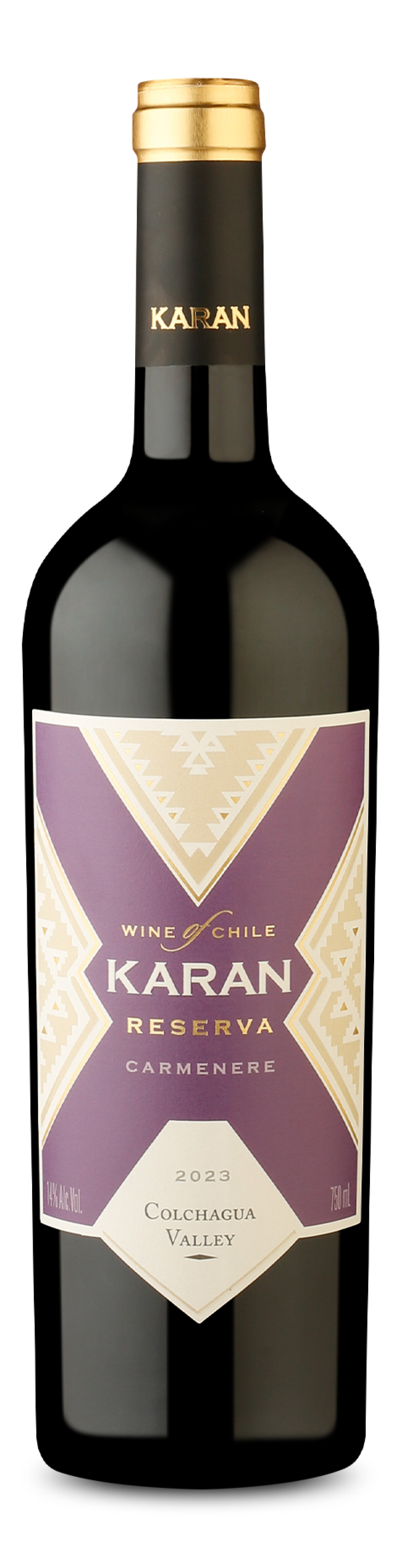 Vino Karan Reserva D.O. Colchagua Valley Carménère